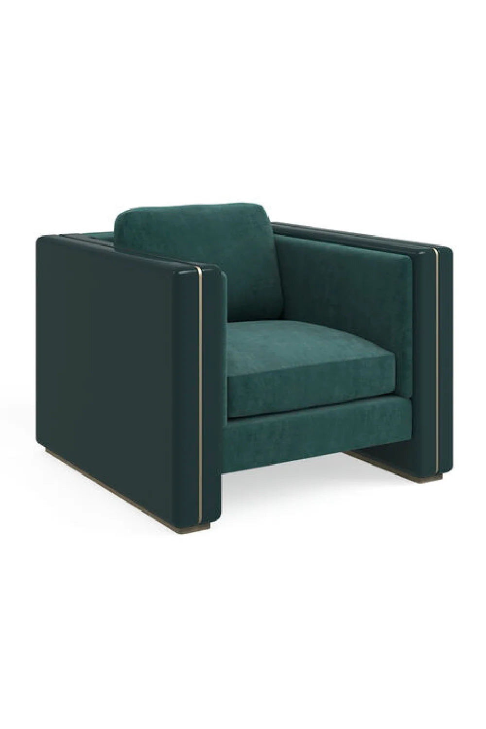 Luxury Glossy Arm Contemporary Lounge Chair European Style for Villa