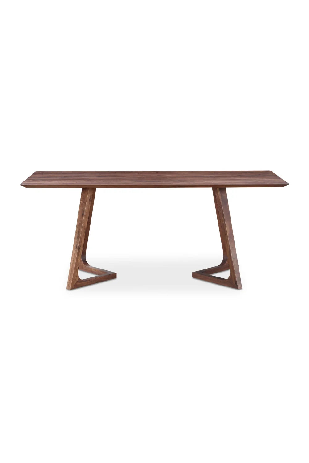 Luxury Godenza Solid Walnut Dining Table Modern Italian Style for Villa