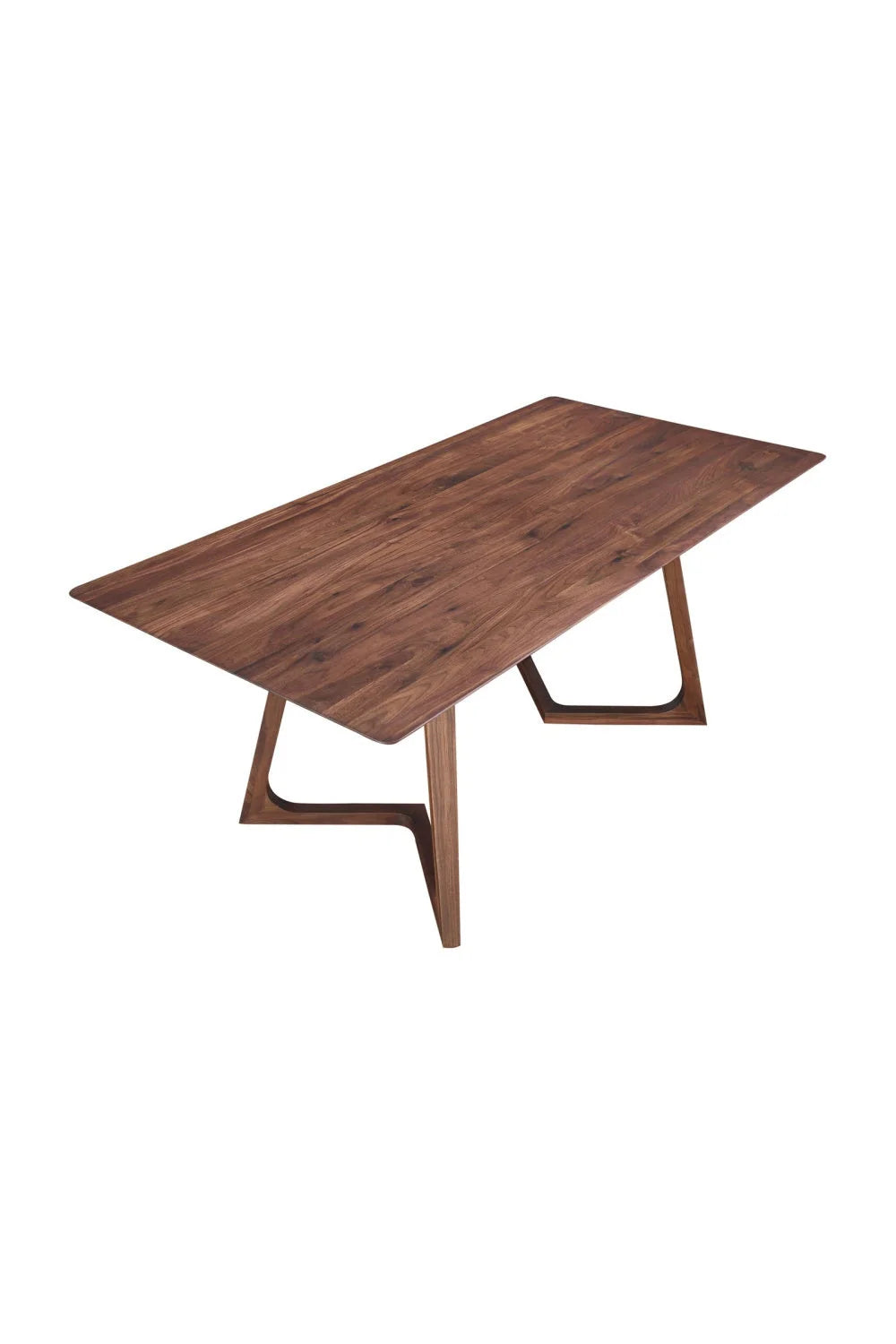 Luxury Godenza Solid Walnut Dining Table Modern Italian Style for Villa