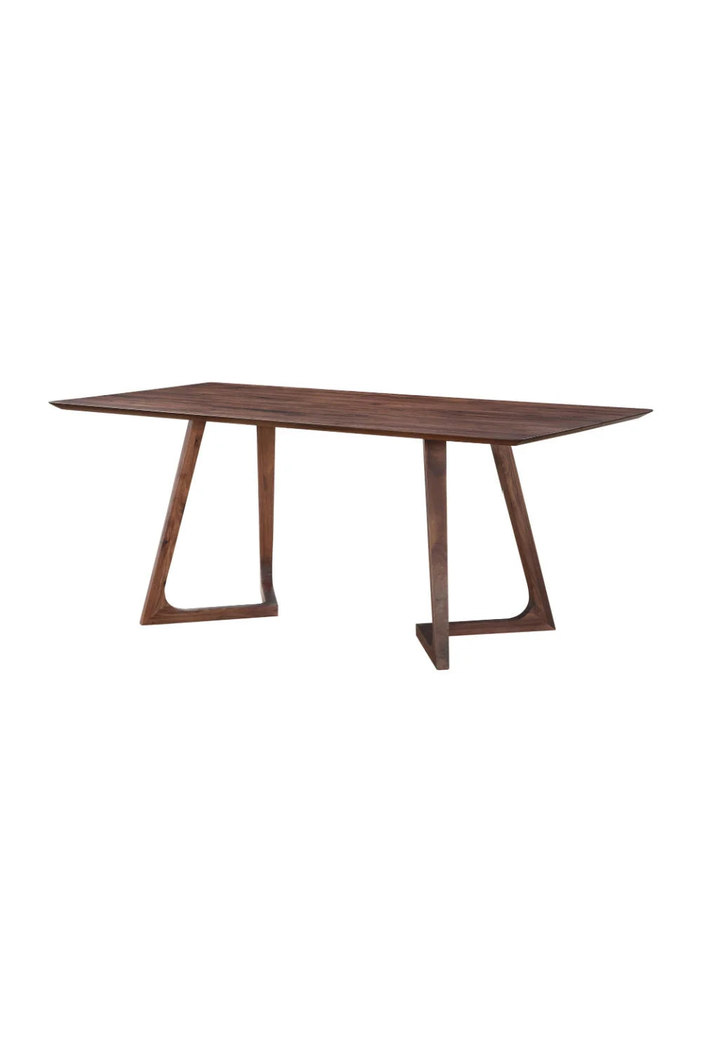 Luxury Godenza Solid Walnut Dining Table Modern Italian Style for Villa