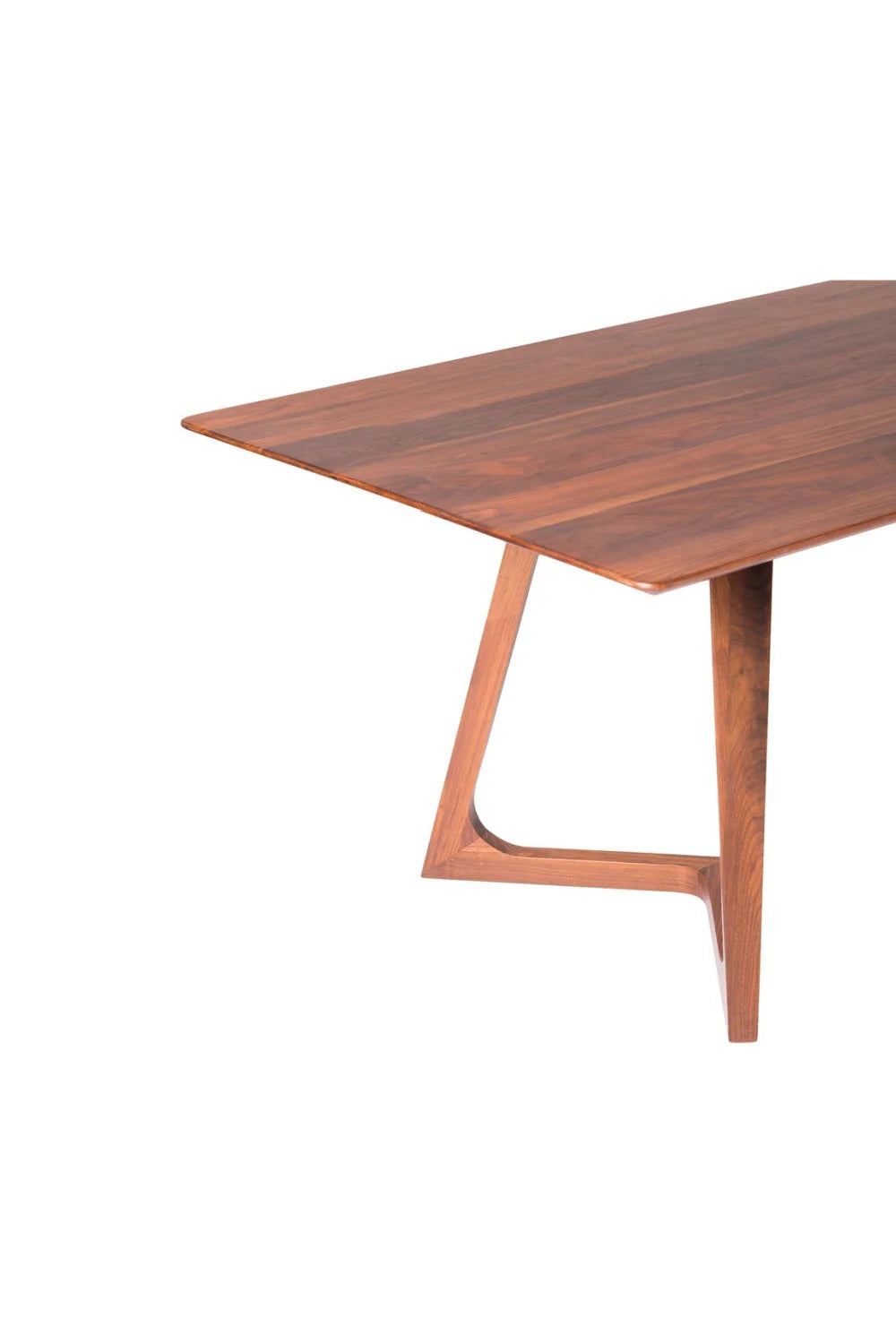 Luxury Godenza Solid Walnut Dining Table Modern Italian Style for Villa