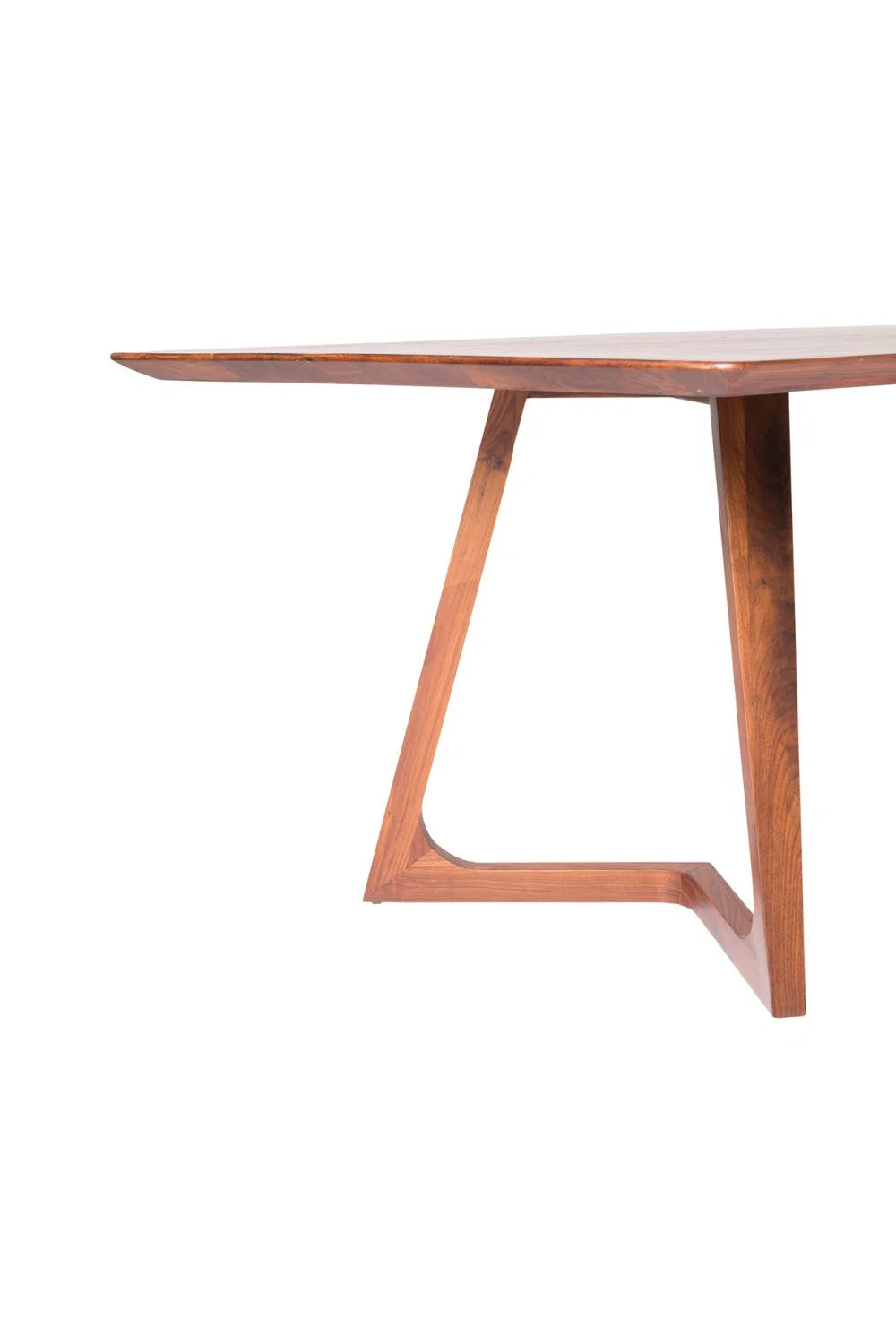 Luxury Godenza Solid Walnut Dining Table Modern Italian Style for Villa