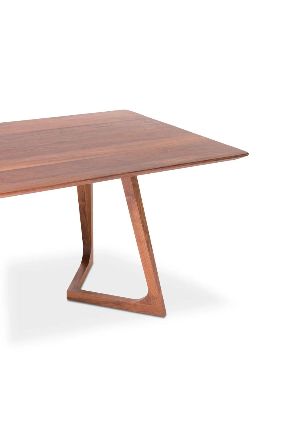Luxury Godenza Solid Walnut Dining Table Modern Italian Style for Villa
