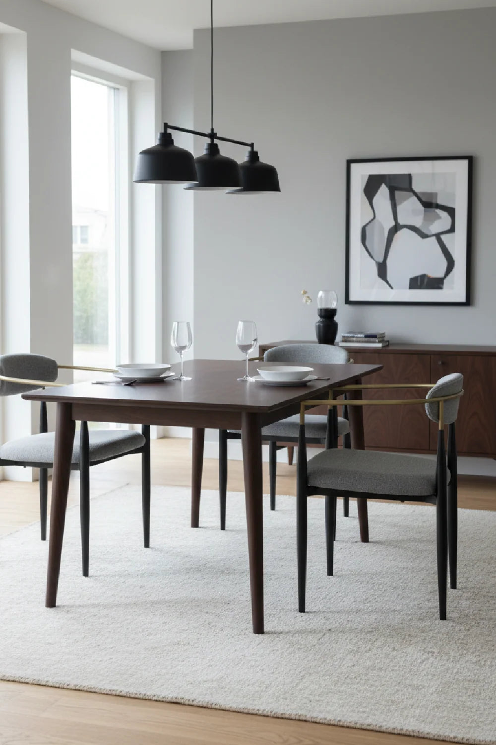 Luxury Gold-Armed Modern Dining Armchair European Style for Villa