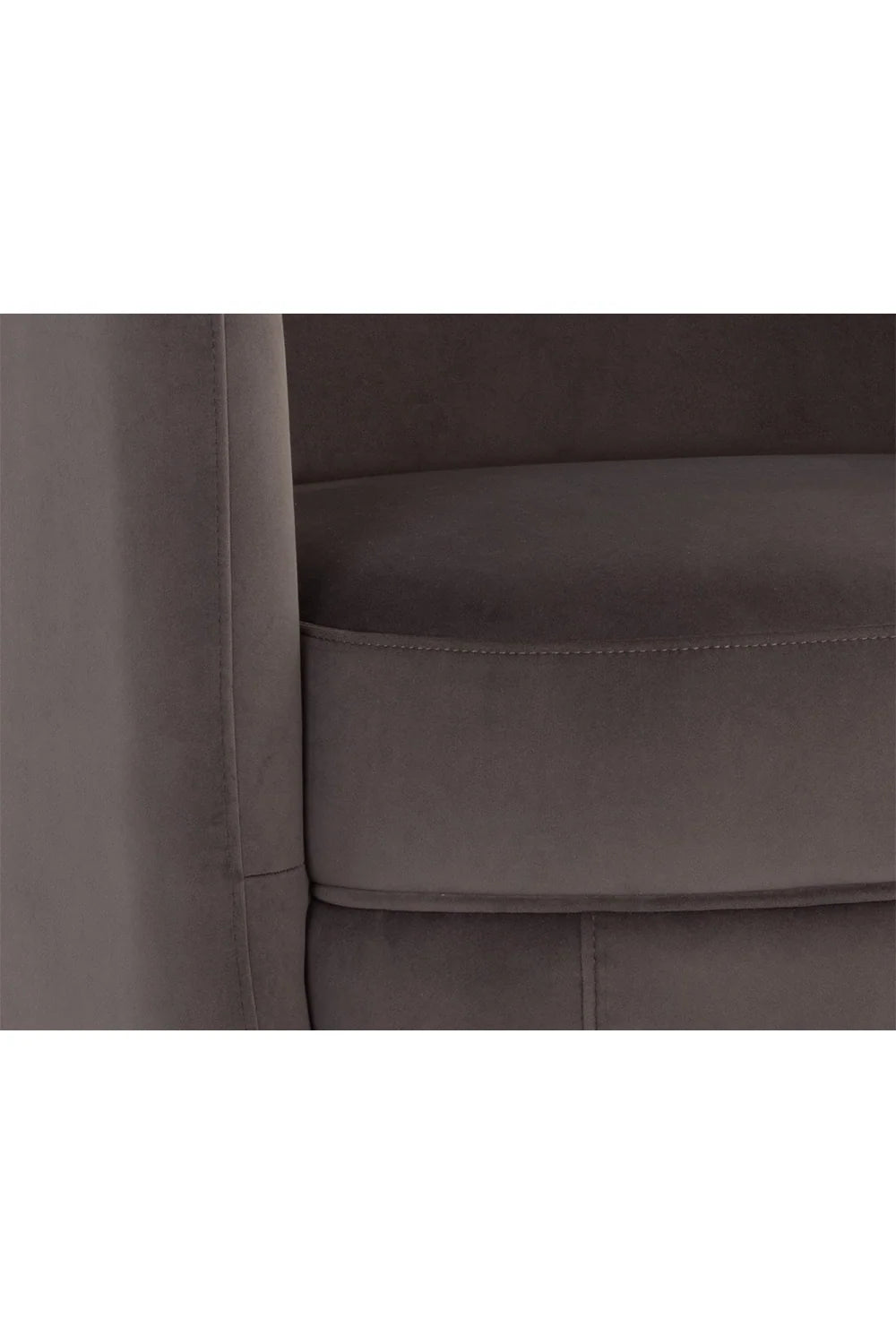 Luxury Gold Base Swivel Lounge Chair Modern Italian Style for Villa