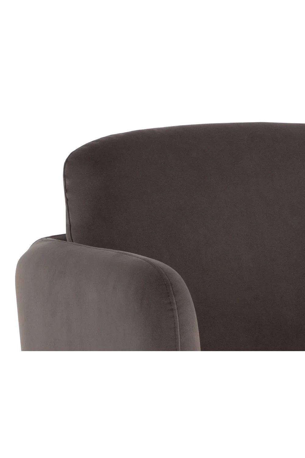 Luxury Gold Base Swivel Lounge Chair Modern Italian Style for Villa