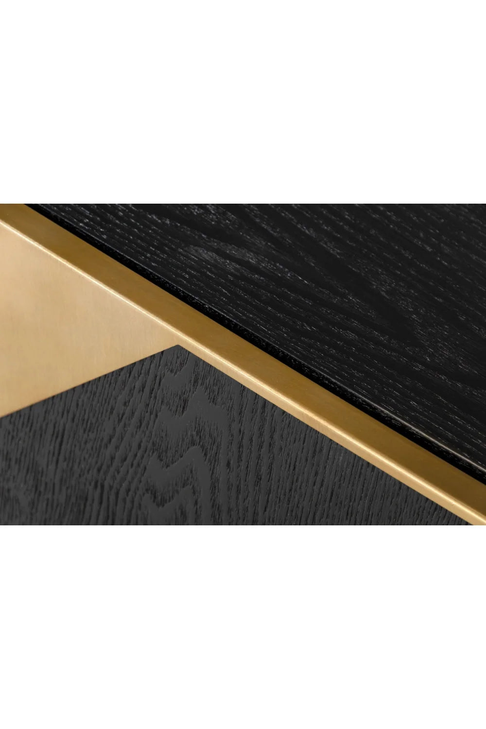 Luxury Gold Chevron Modern Buffet Sideboard European Style for Villa
