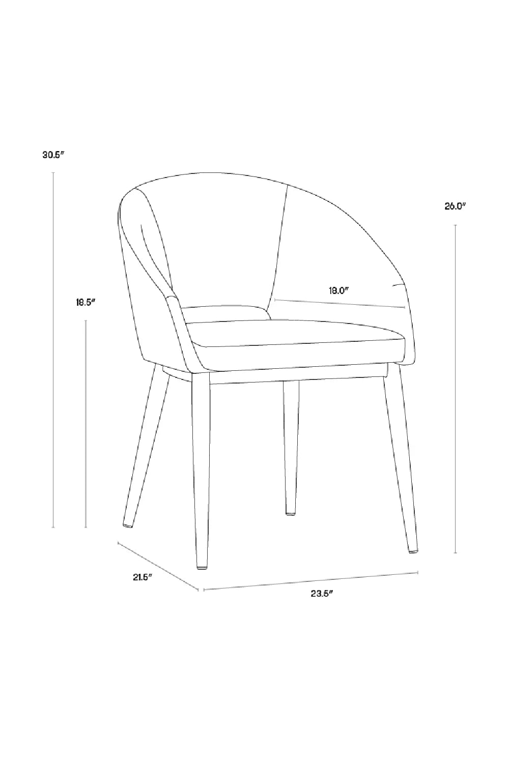 Luxury Gold Frame Barrel Dining Chair European Style for Villa