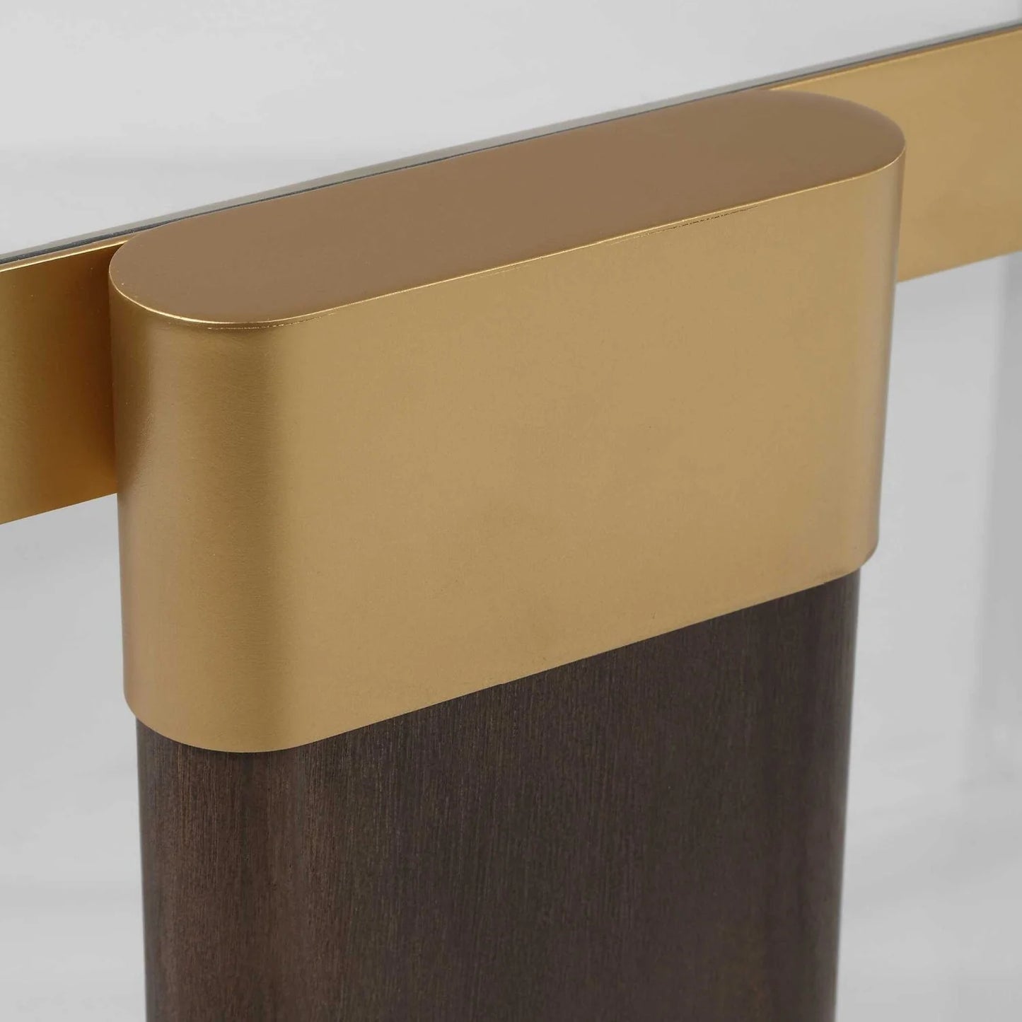 Luxury Gold Framed Rectangular Coffee Table Modern Italian Style for Villa