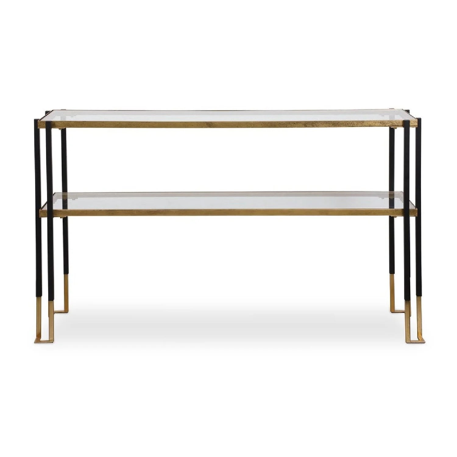Luxury Gold Leaf Console Table Modern Italian Style for Villa