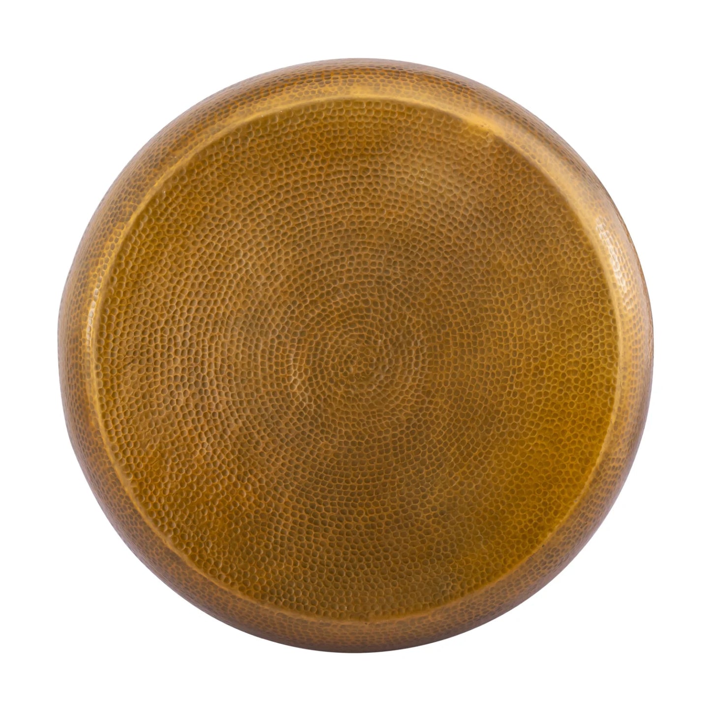 Luxury Gold Metallic Round Coffee Table Modern Italian Style for Villa