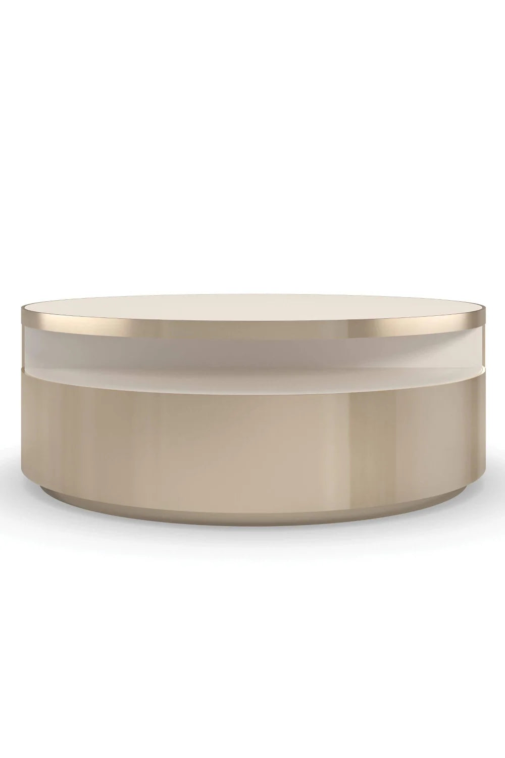 Luxury Gold Rotatable Coffee Table Modern Italian Style for Villa