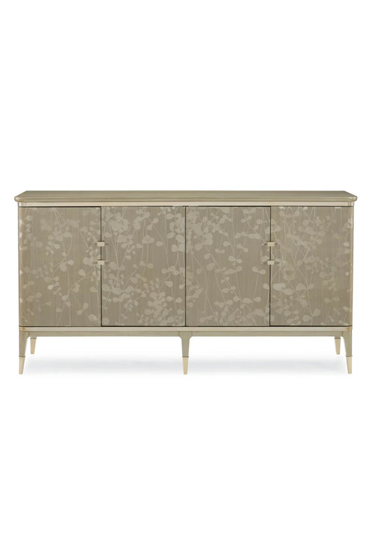 Luxury Gold Wooden Sideboard European Style for Villa