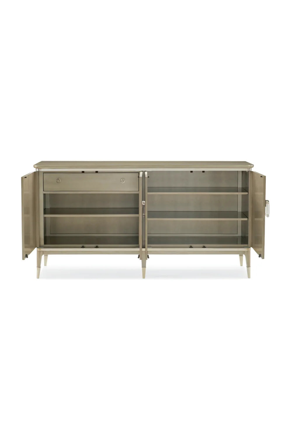 Luxury Gold Wooden Sideboard European Style for Villa