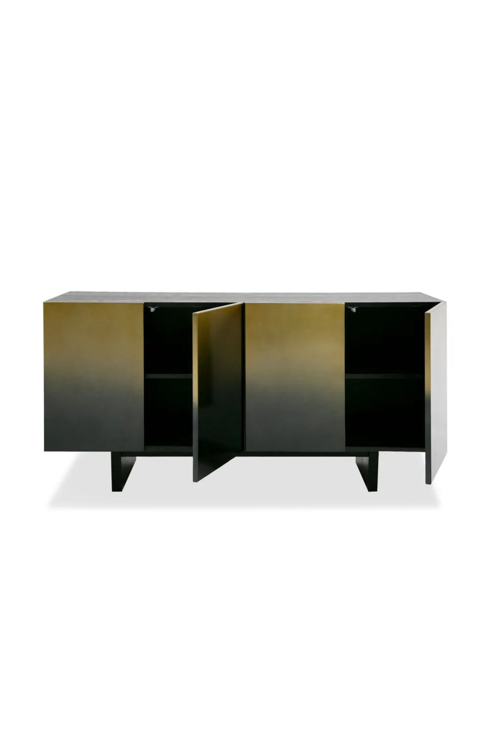 Luxury Gradient Stainless Steel Sideboard European Style for Villa