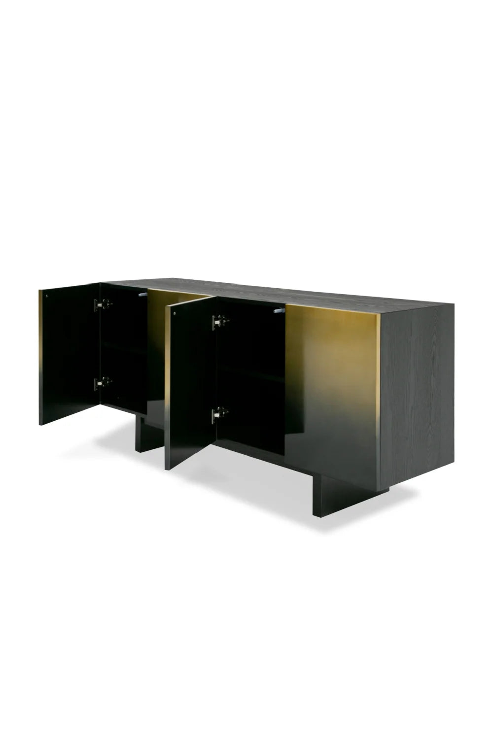 Luxury Gradient Stainless Steel Sideboard European Style for Villa