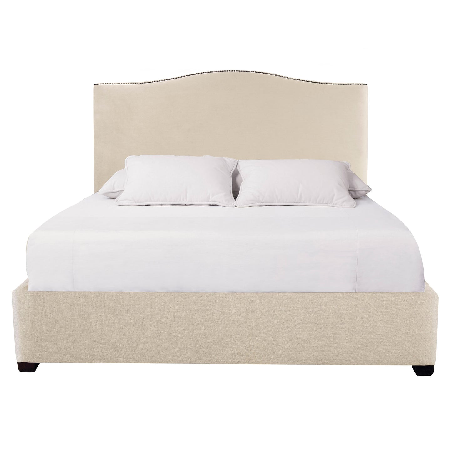 Luxury Graham Fabric Panel Bed Modern Italian Style for Villa