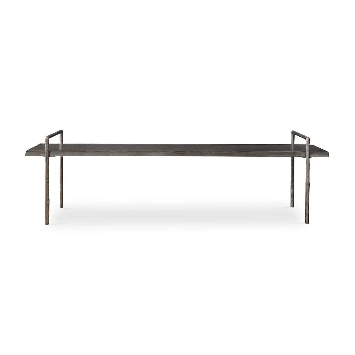 Luxury Gray Acacia Wood Bench European Style for Villa