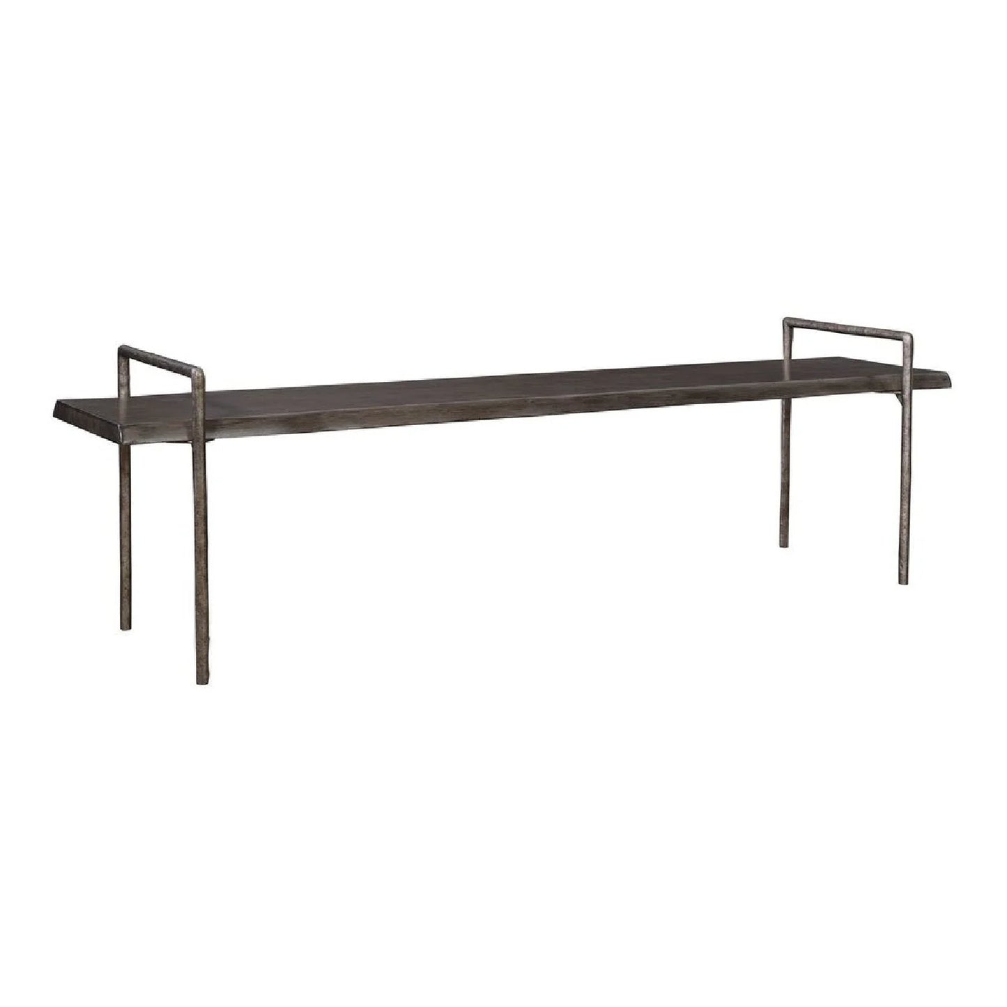 Luxury Gray Acacia Wood Bench European Style for Villa