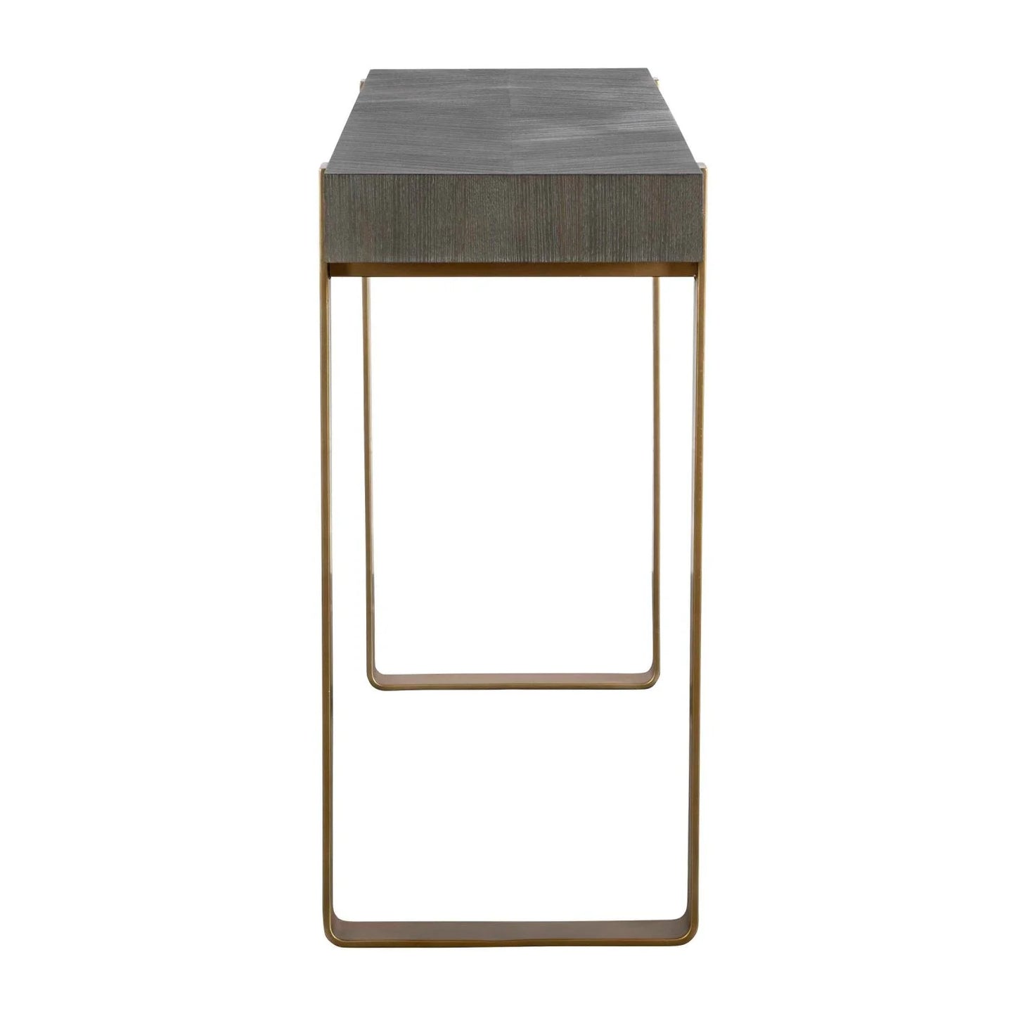 Luxury Gray Ash Console Table Modern Italian Style for Villa