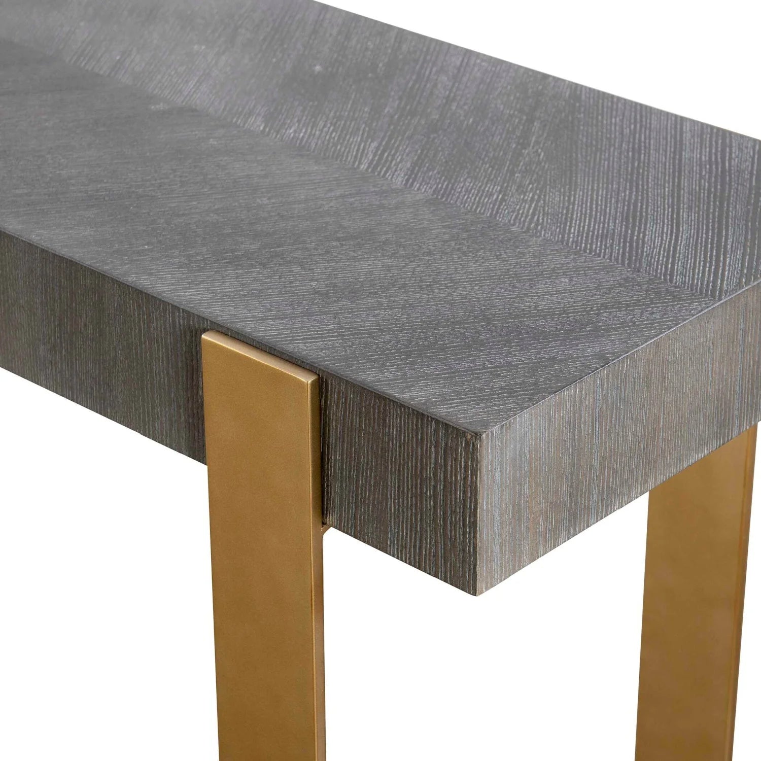 Luxury Gray Ash Console Table Modern Italian Style for Villa