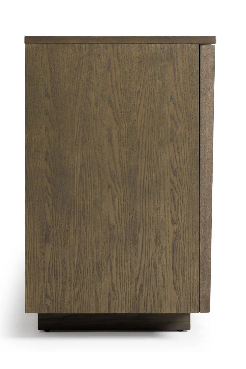Luxury Gray Ash Veneer Sideboard European Style for Villa