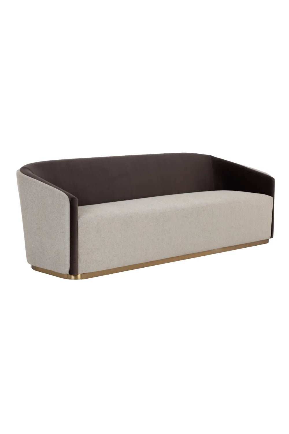 Luxury Gray Backrest Sofa Modern Italian Style for Villa
