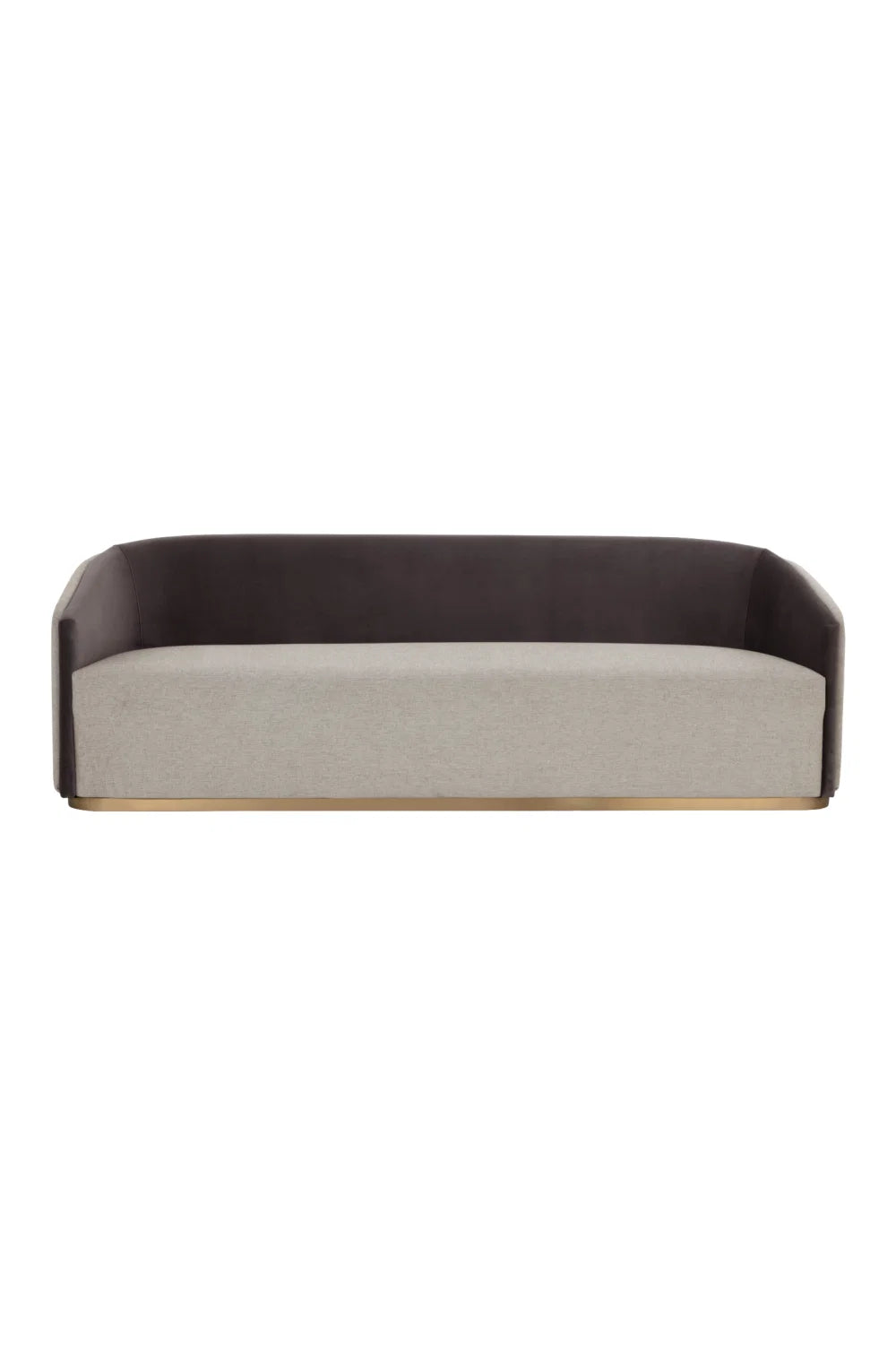 Luxury Gray Backrest Sofa Modern Italian Style for Villa