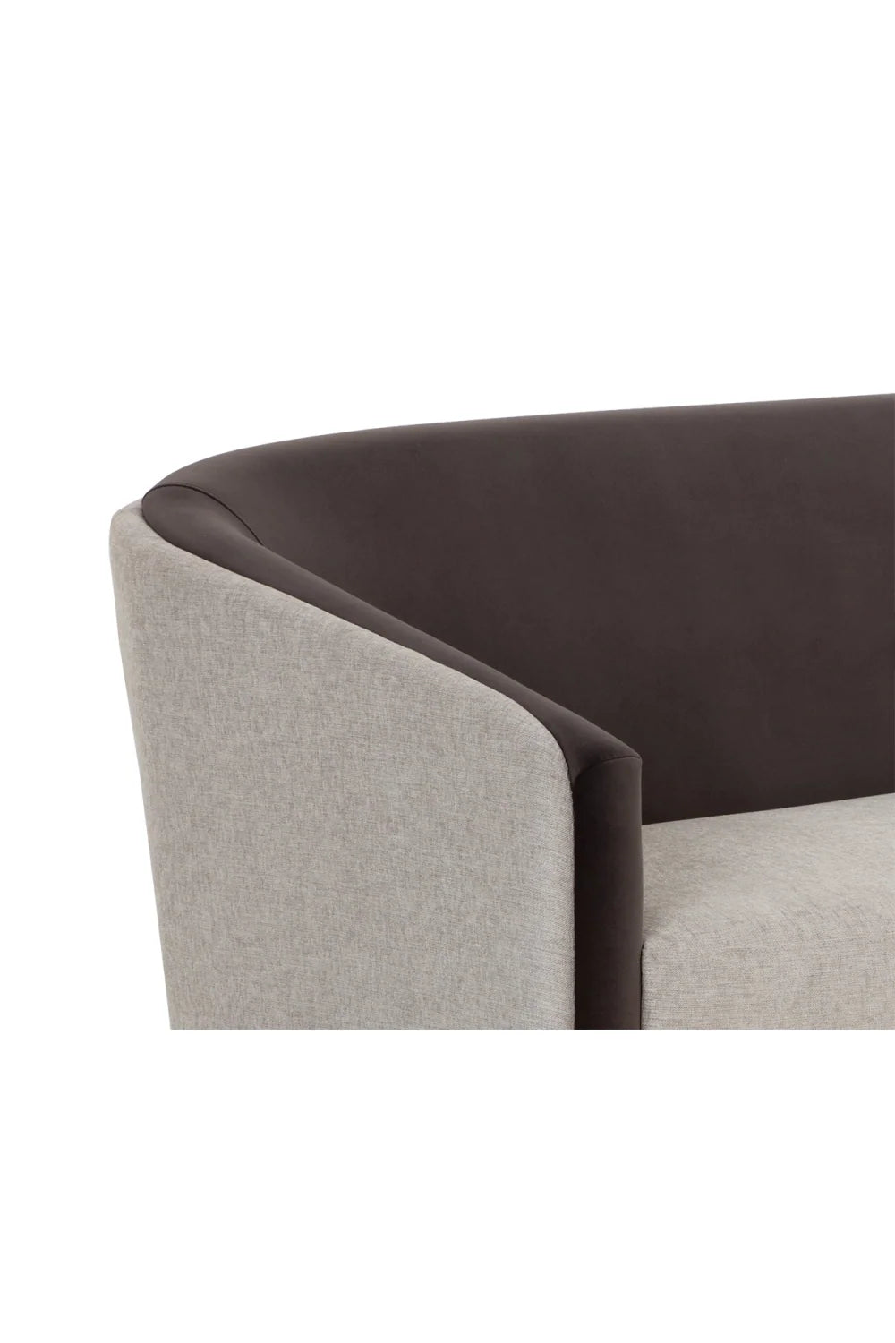Luxury Gray Backrest Sofa Modern Italian Style for Villa