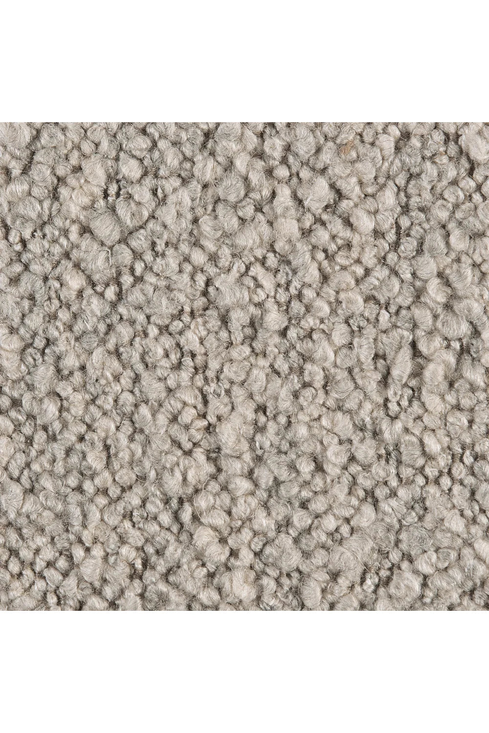 Luxury Gray Boucle Accent Chair Modern Italian Style for Villa