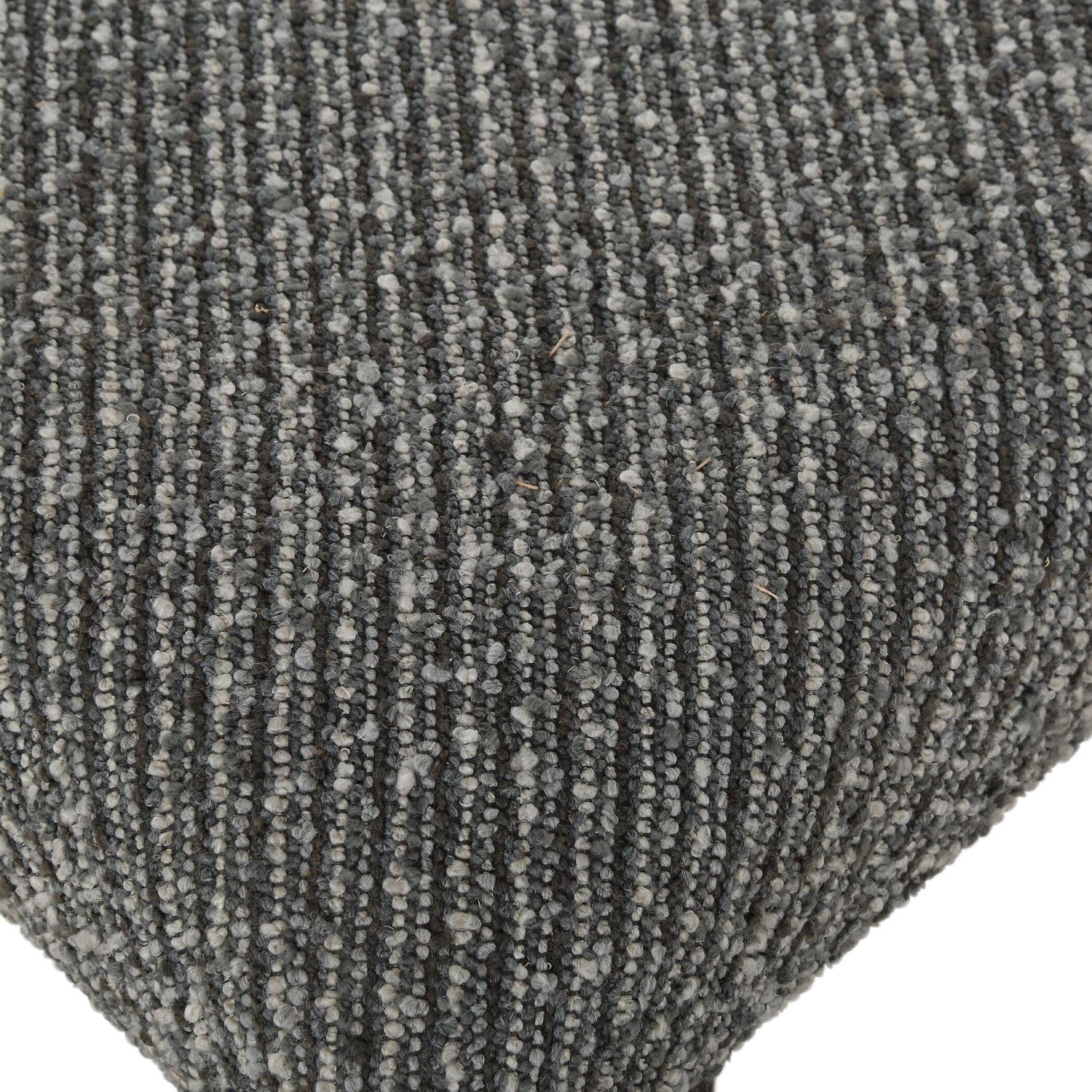Luxury Gray Boucle Bench European Style for Villa