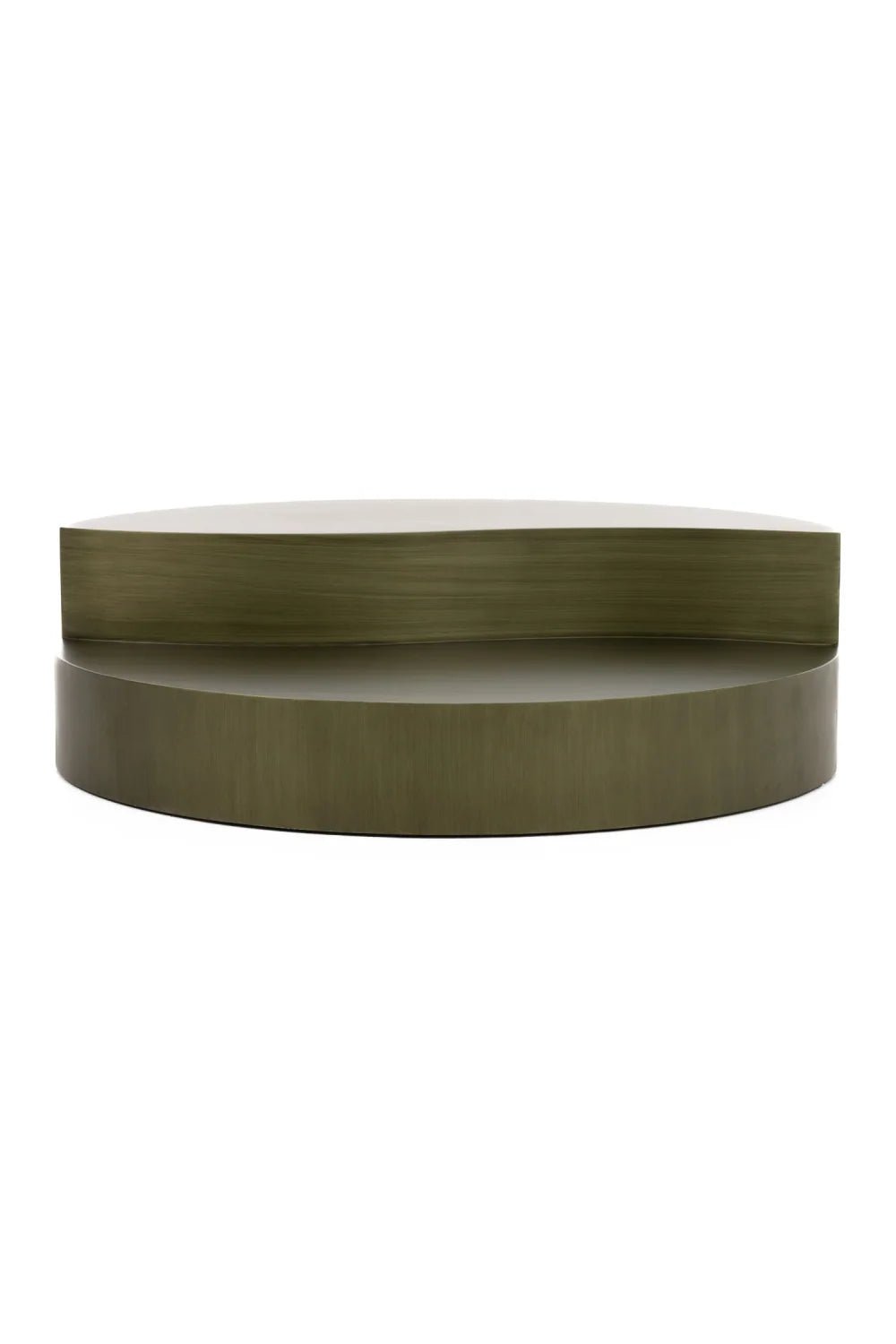 Luxury Gray Brass Tiered Coffee Table Modern Italian Style for Villa