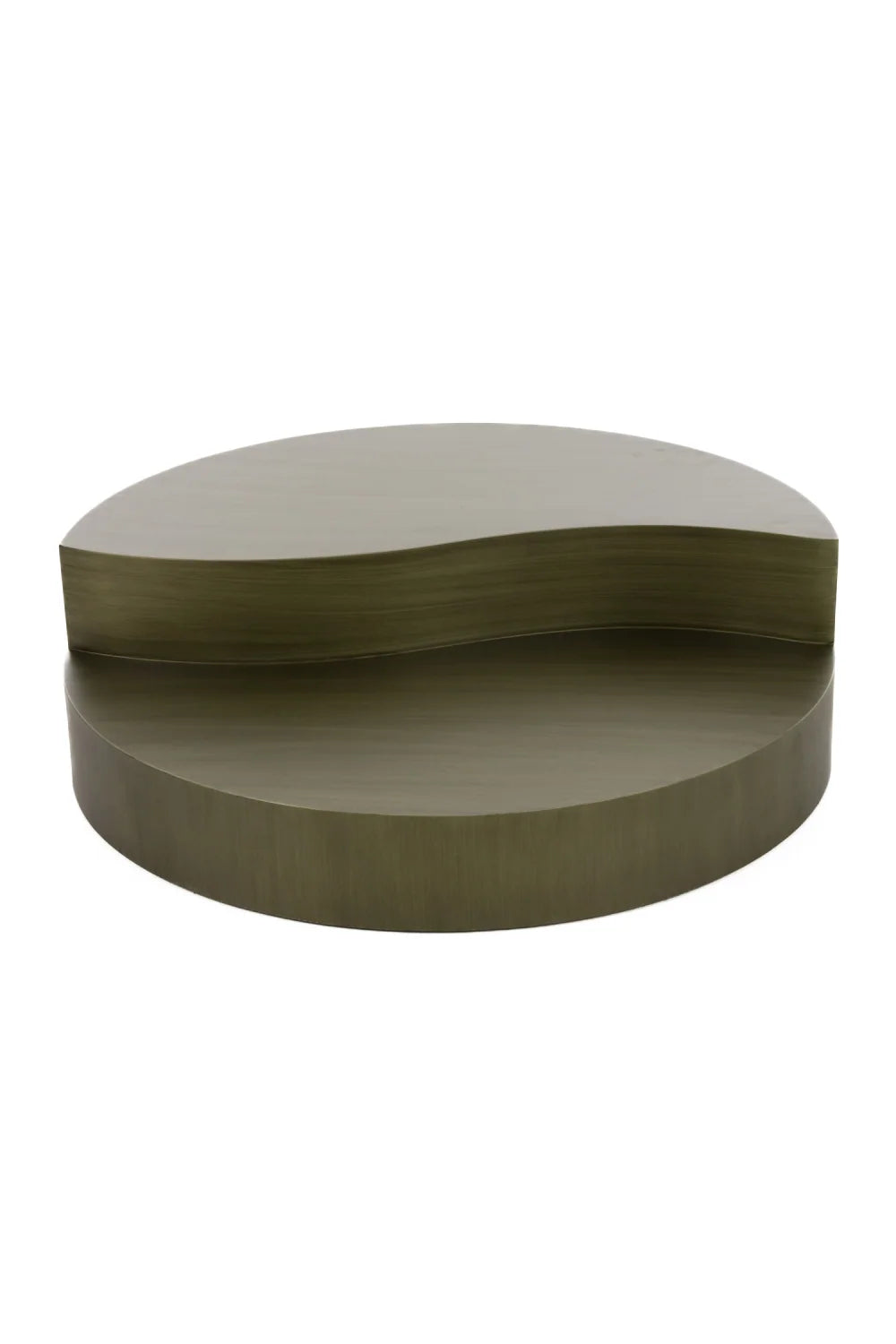 Luxury Gray Brass Tiered Coffee Table Modern Italian Style for Villa