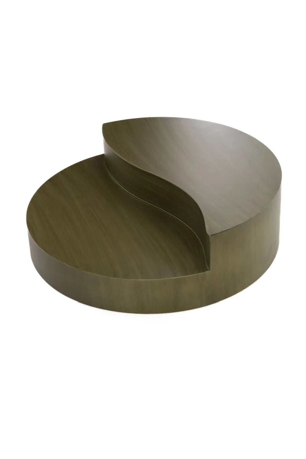 Luxury Gray Brass Tiered Coffee Table Modern Italian Style for Villa