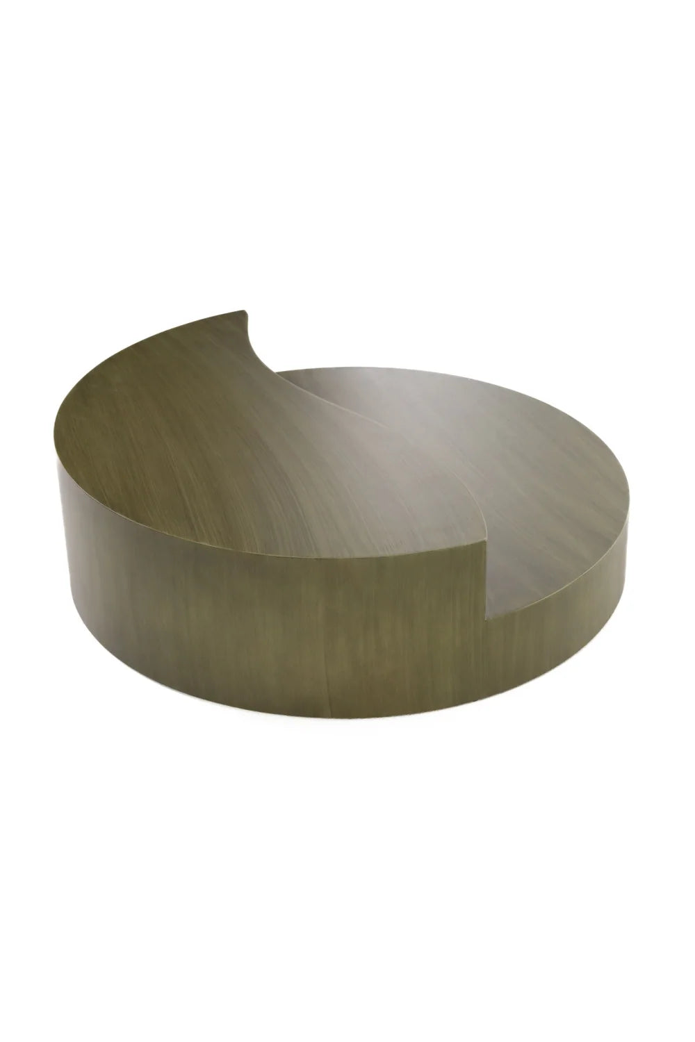 Luxury Gray Brass Tiered Coffee Table Modern Italian Style for Villa