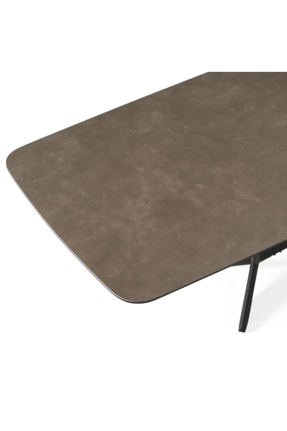 Luxury Gray Ceramic Dining Table Modern Italian Style for Villa