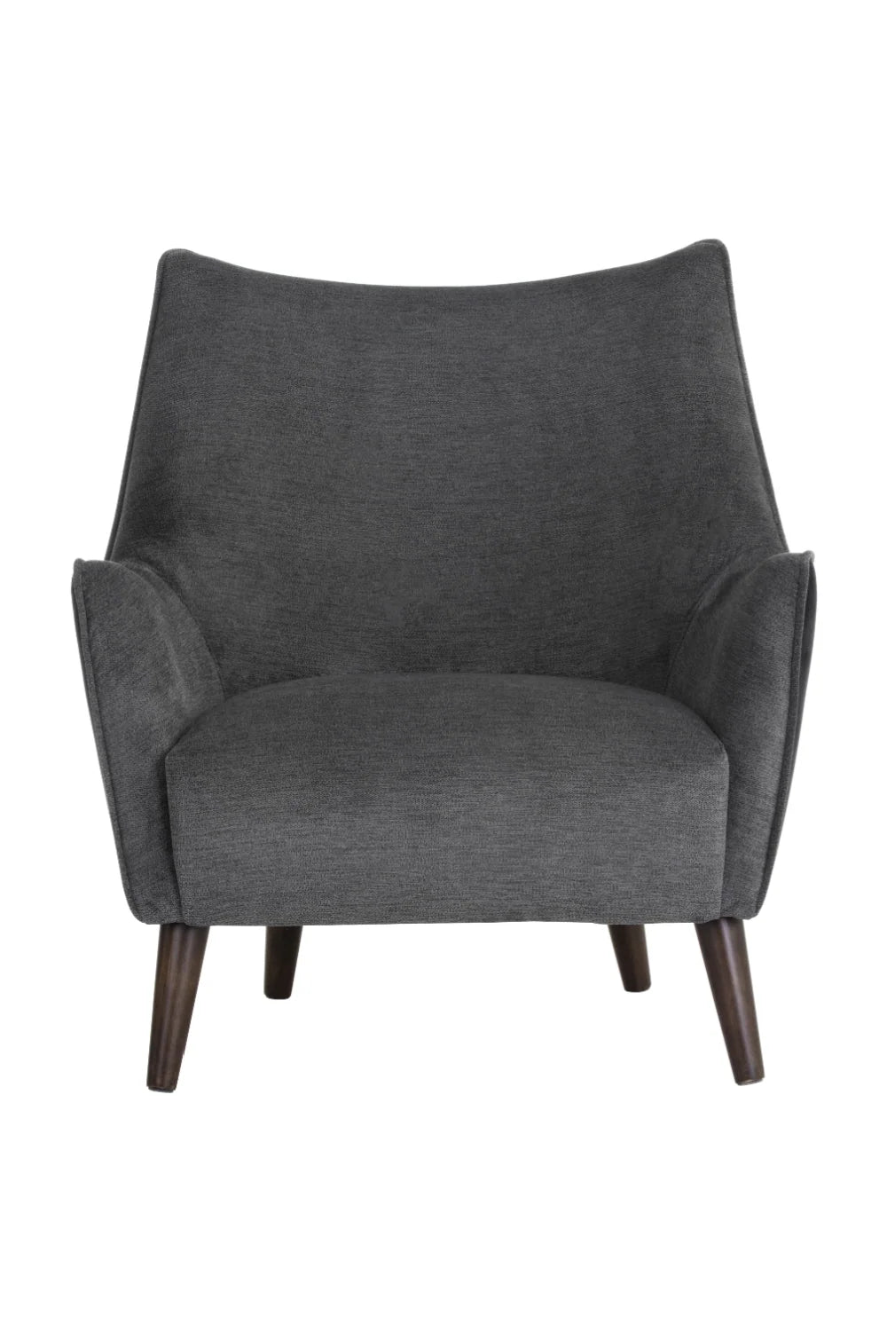 Luxury Gray Fabric Lounge Chair Modern Italian Style for Villa