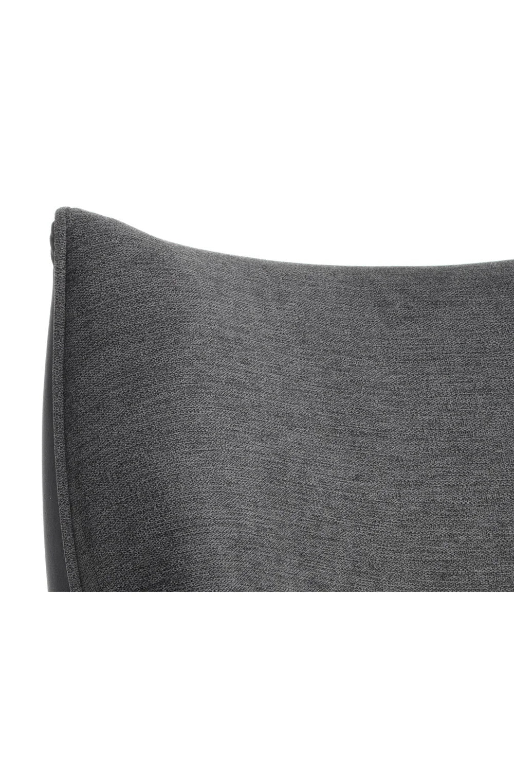 Luxury Gray Fabric Lounge Chair Modern Italian Style for Villa
