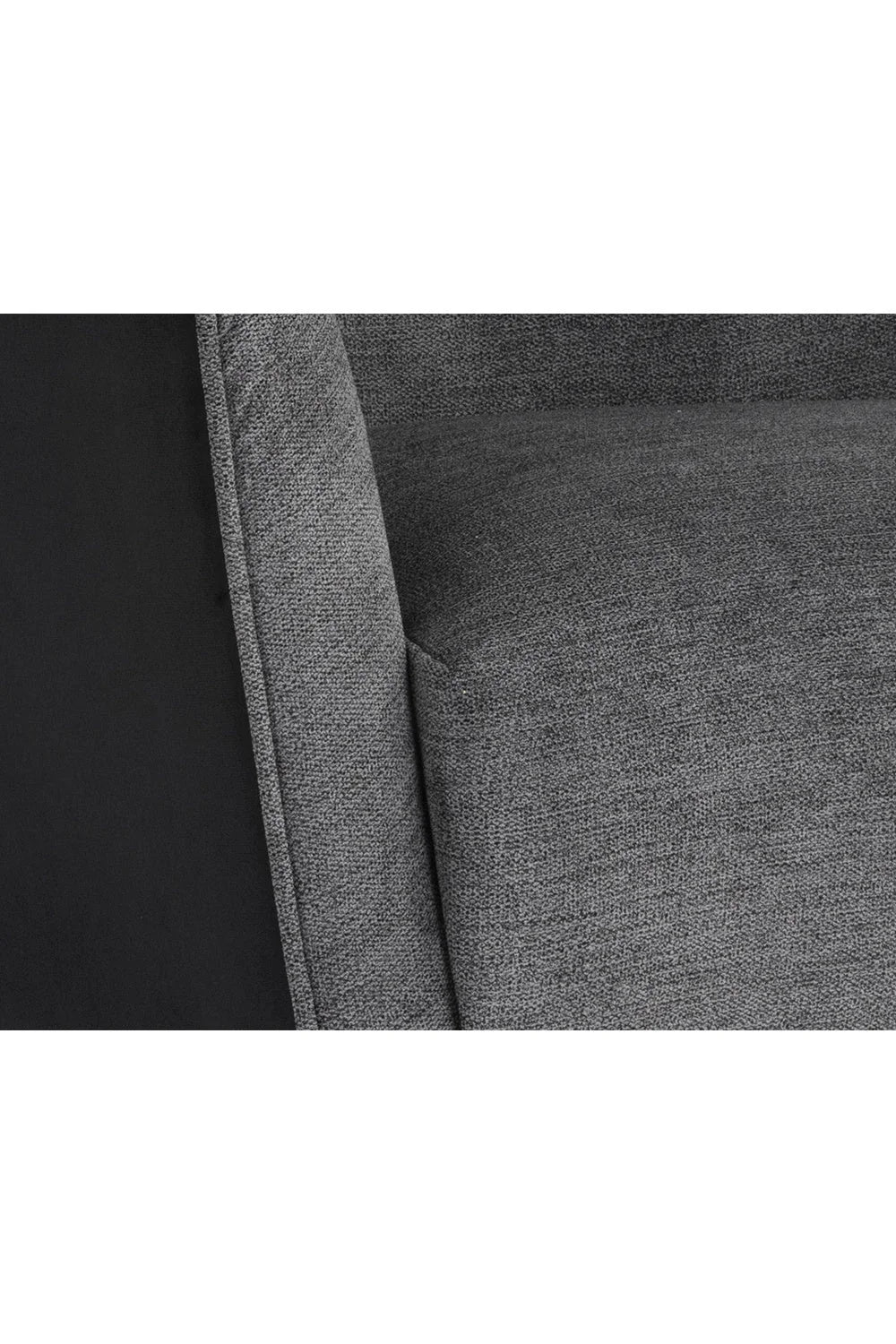 Luxury Gray Fabric Lounge Chair Modern Italian Style for Villa