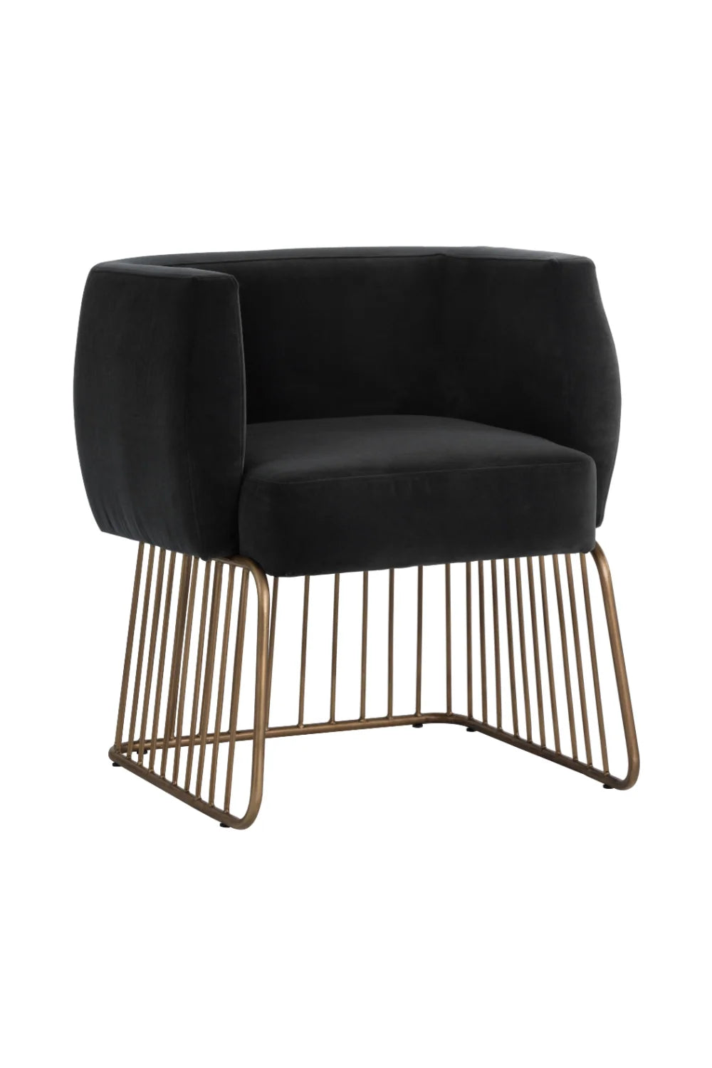 Luxury Gray Fabric Modern Dining Chair European Style for Villa
