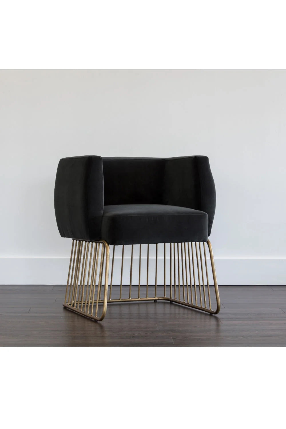 Luxury Gray Fabric Modern Dining Chair European Style for Villa