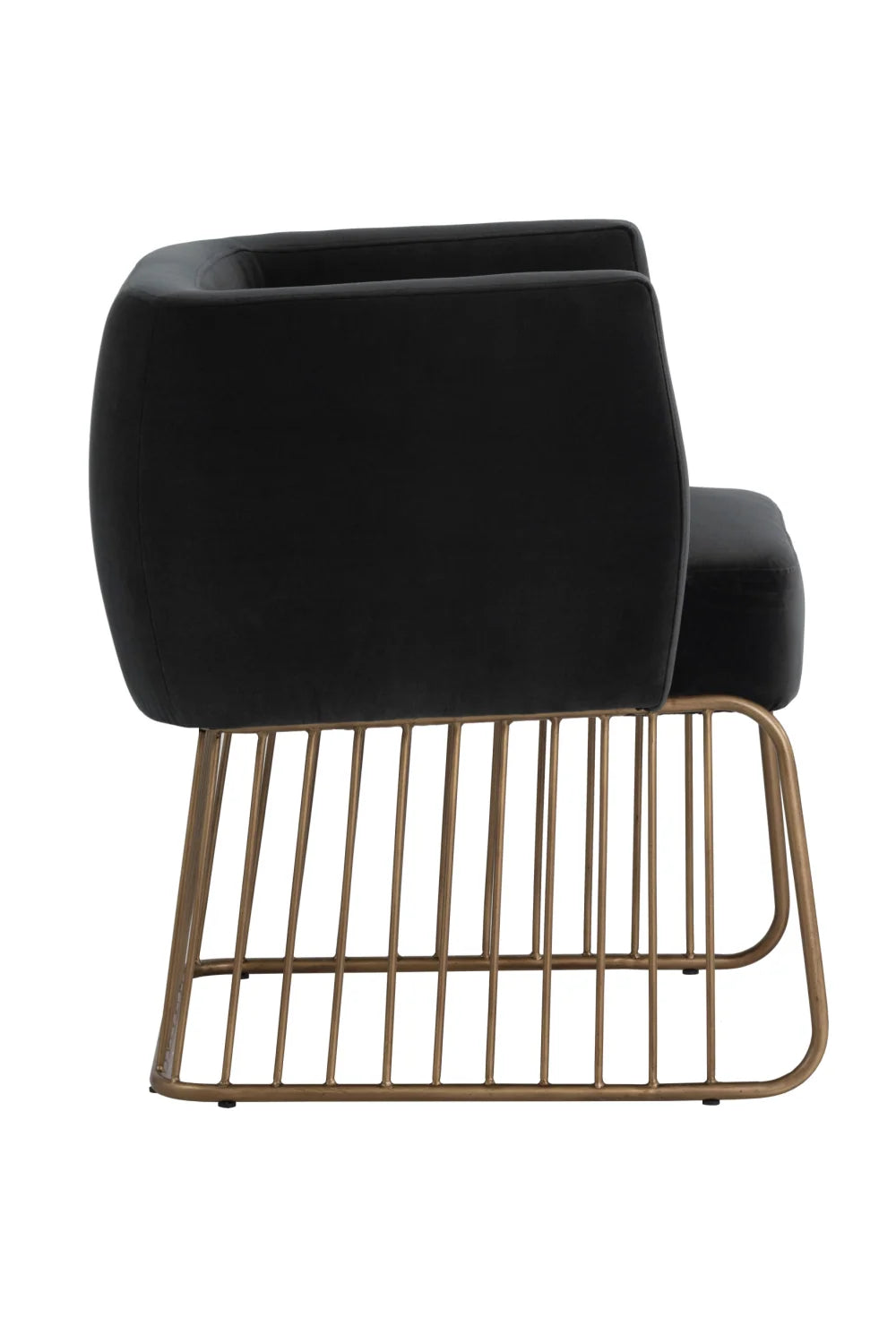 Luxury Gray Fabric Modern Dining Chair European Style for Villa