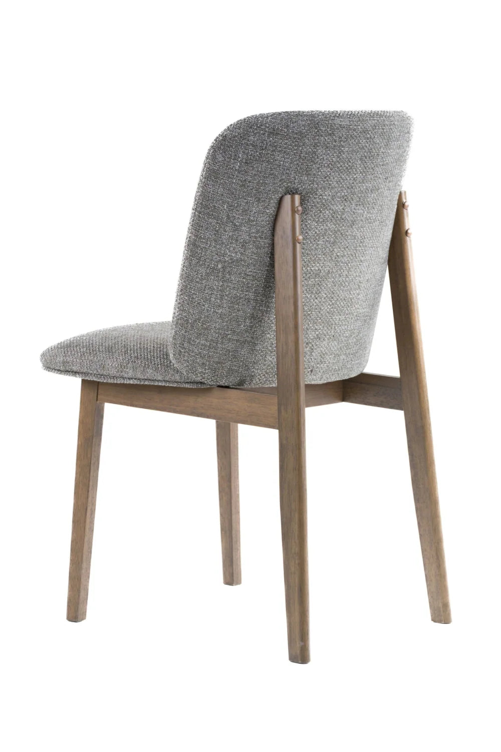 Luxury Gray Fabric Modern Dining Chair European Style for Villa