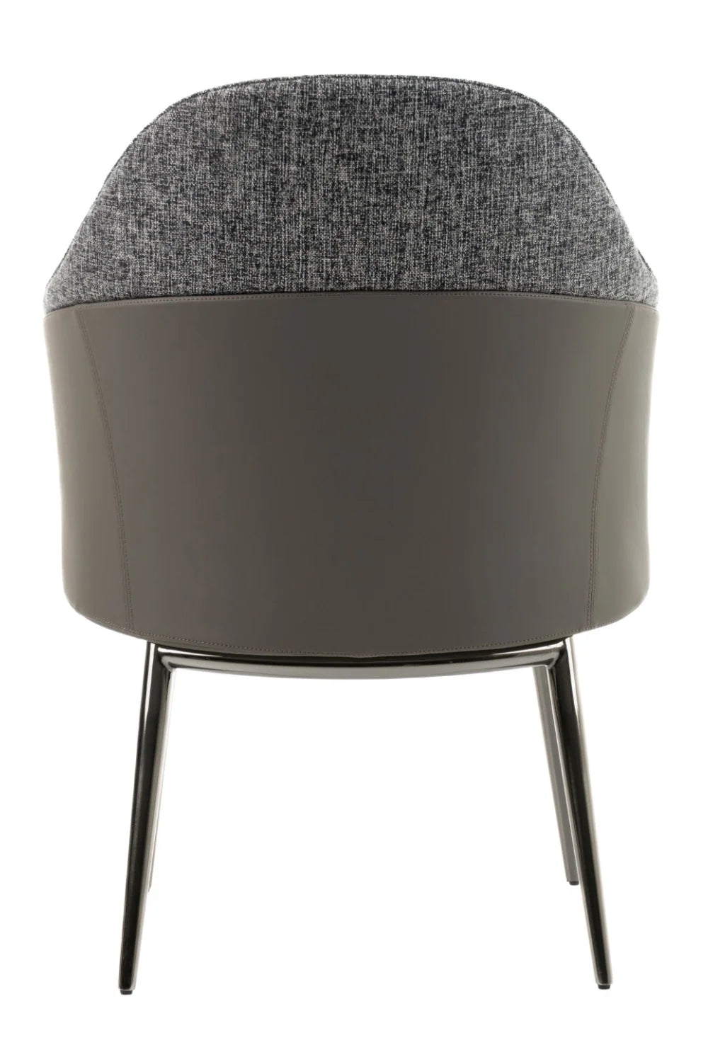 Luxury Gray Fabric Modern Dining Chair European Style for Villa