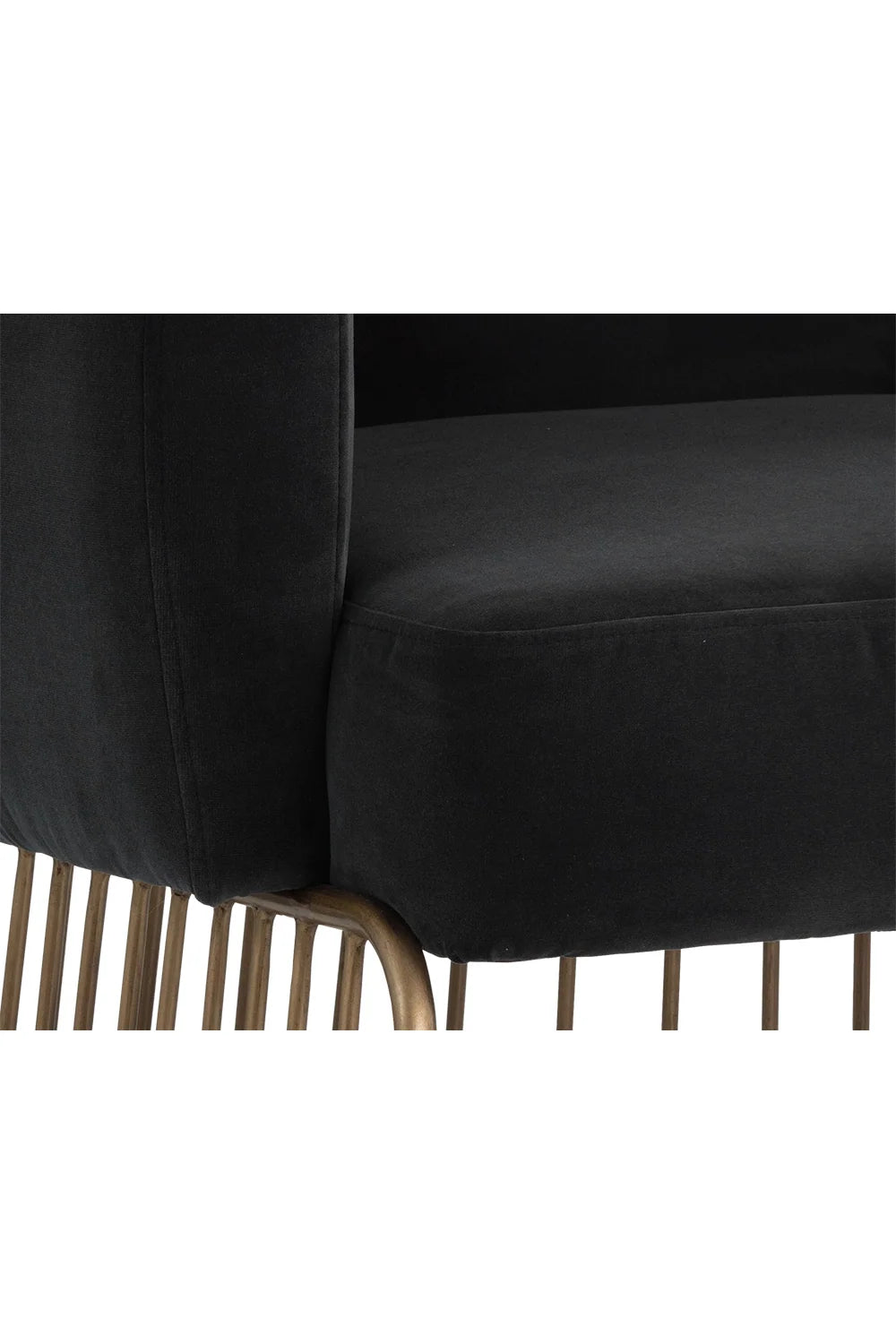Luxury Gray Fabric Modern Dining Chair European Style for Villa
