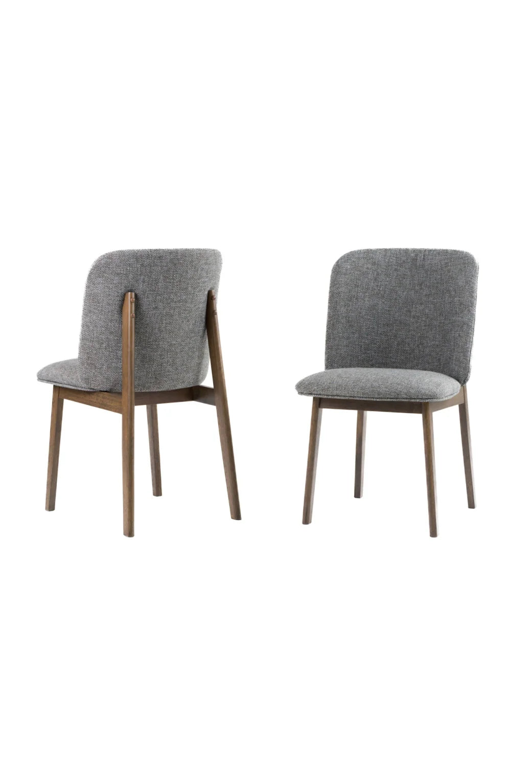 Luxury Gray Fabric Modern Dining Chair European Style for Villa