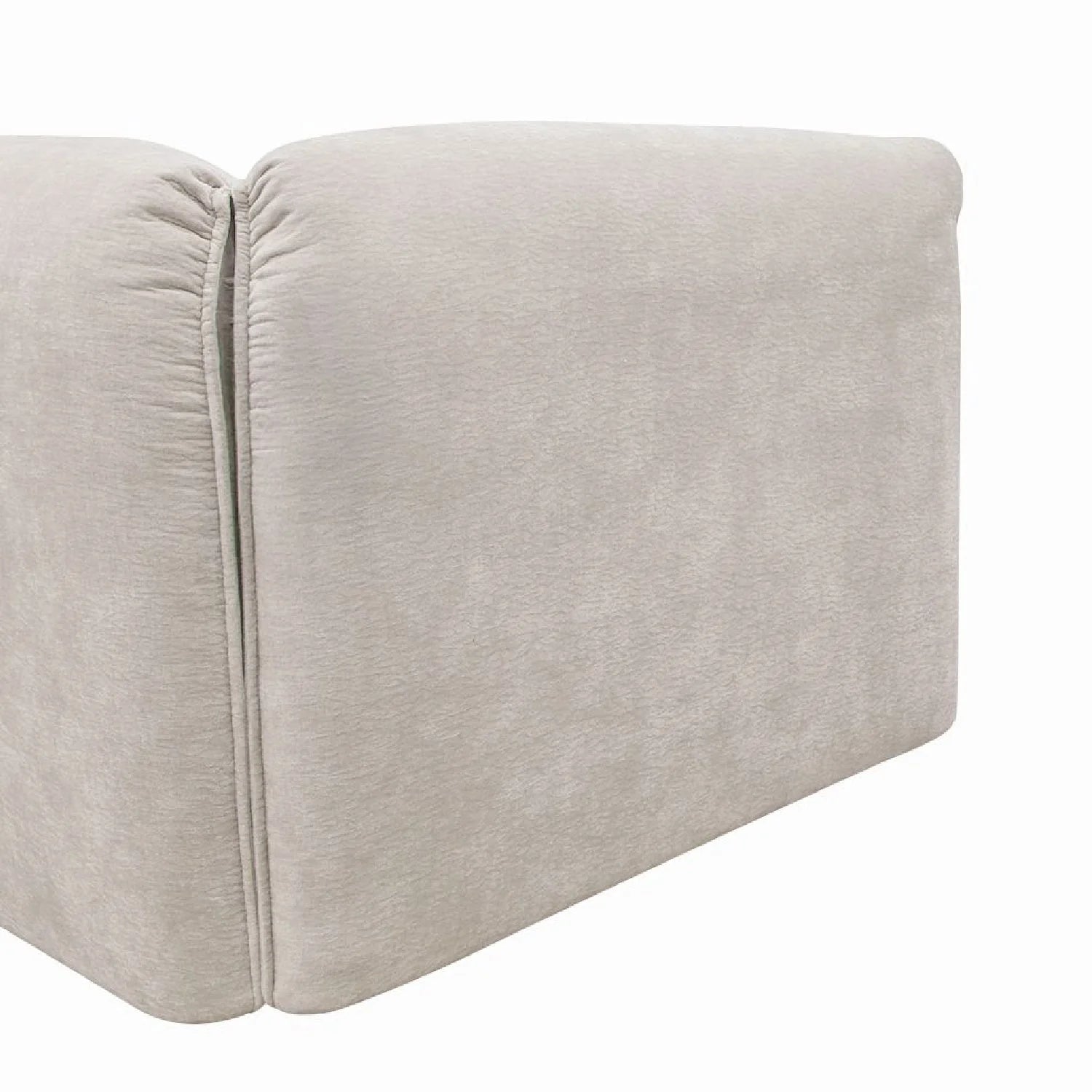 Luxury Gray Fabric Modular Sectional Sofa Modern Italian Style for Villa