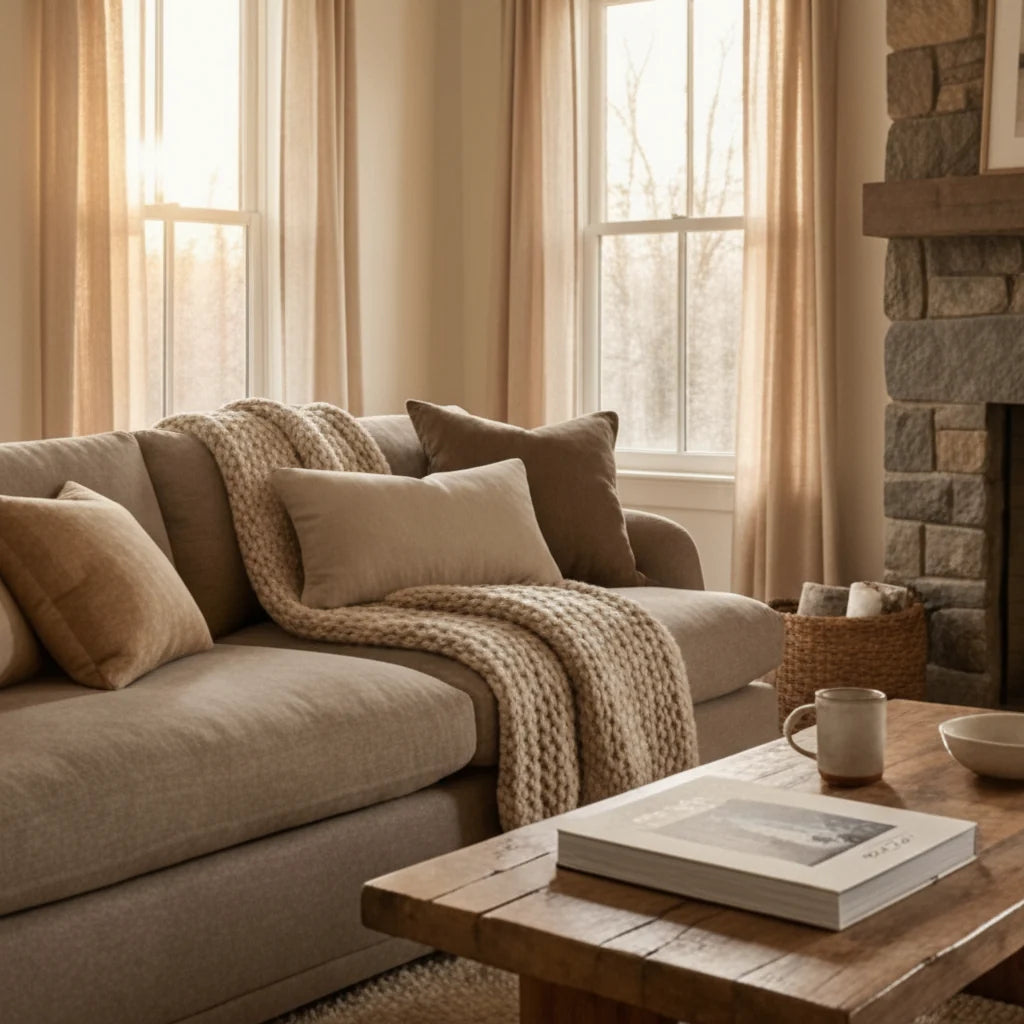 Luxury Gray Fabric Sectional Sofa Modern Italian Style for Villa