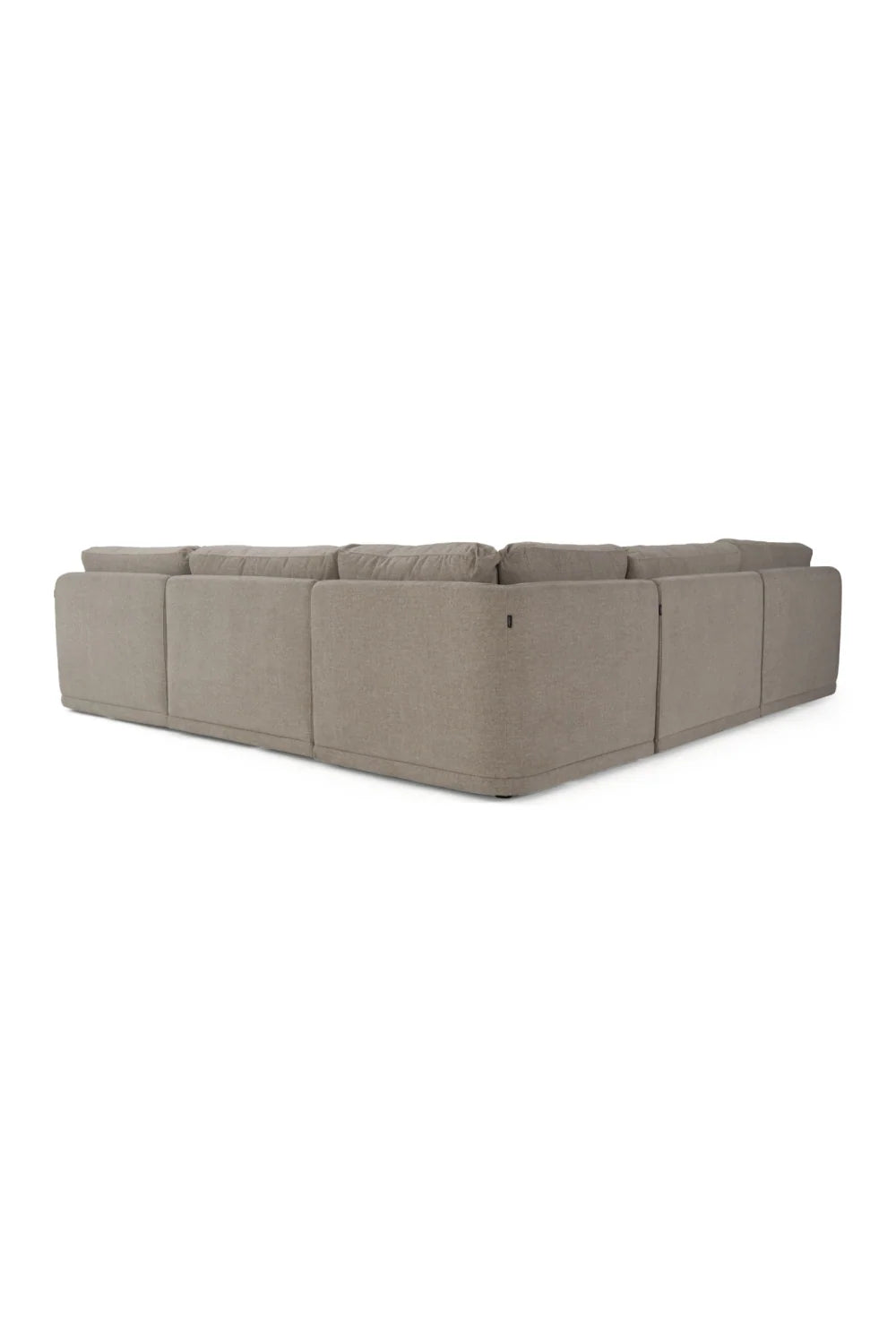 Luxury Gray Fabric Sectional Sofa Modern Italian Style for Villa