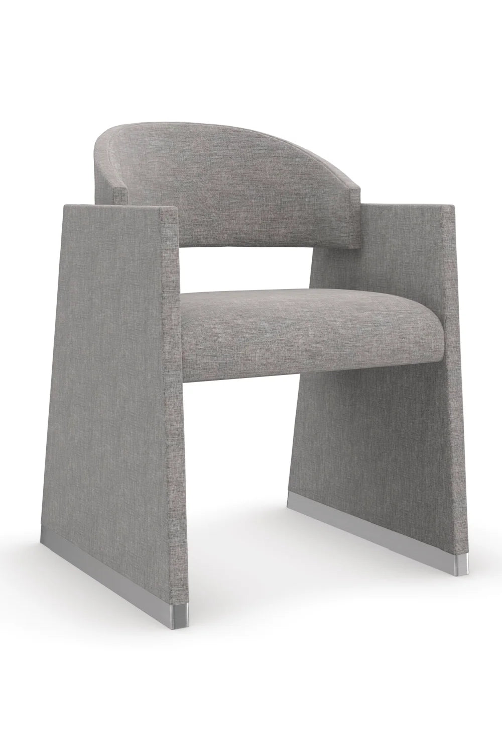 Luxury Gray Geometrical Modern Dining Chair European Style for Villa